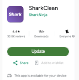 Update the SharkClean App​