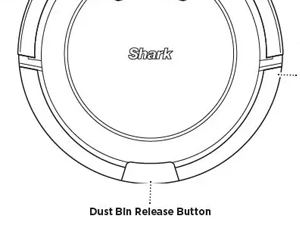locate and press the Dust Bin Release Button